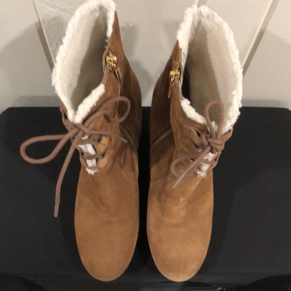 Michael Kors Winter Boots Suede Brown with zip - Picture 16 of 16